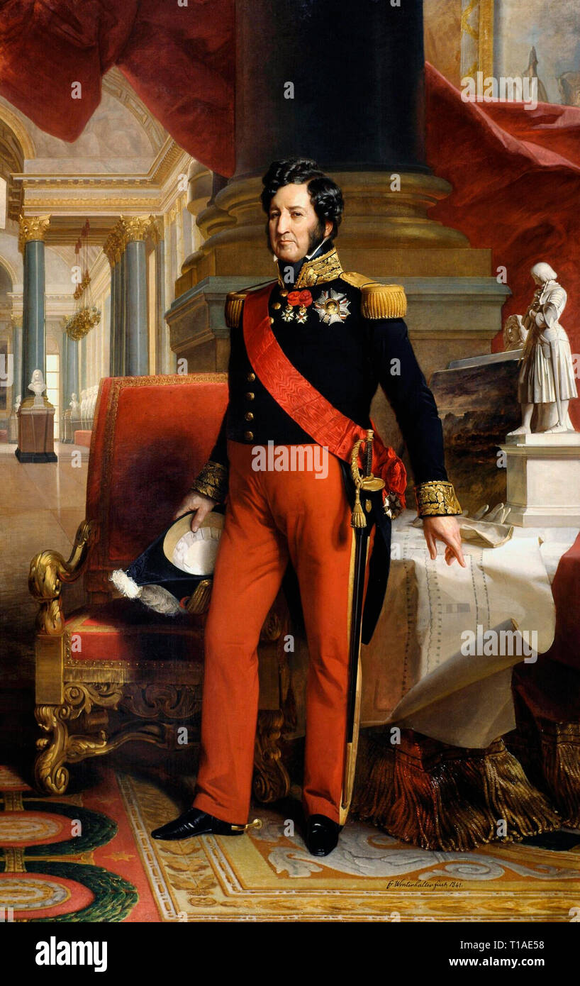 Louis-Philippe, König von Frankreich von 1830 bis 1848 (Juli Monarchie) - Franz Xaver Winterhalter, 1841 Stockfoto