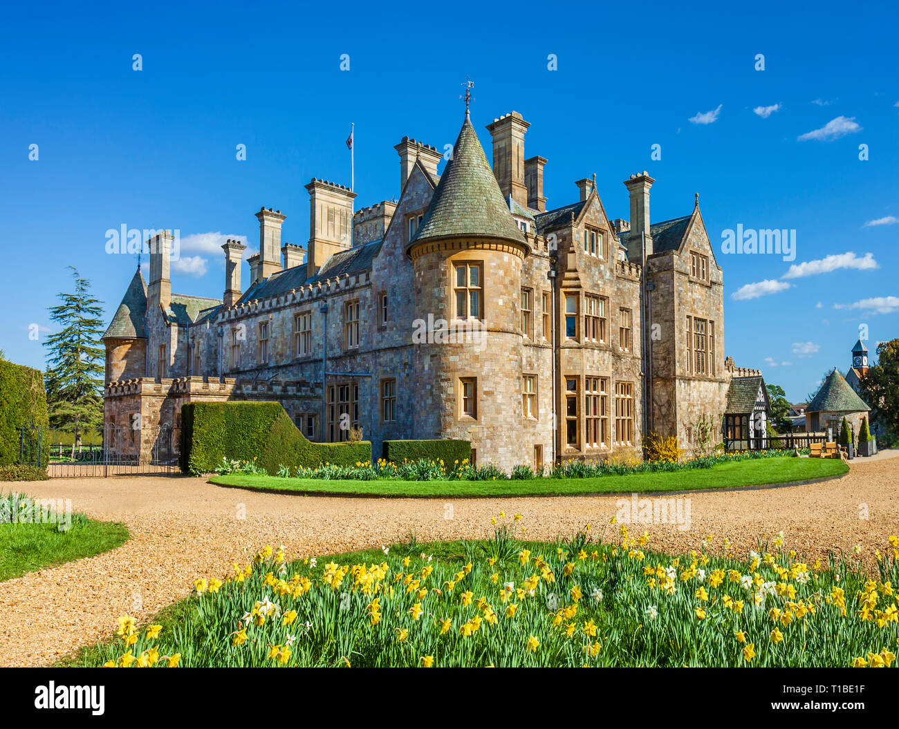 Palace House in Beaulieu Stockfoto