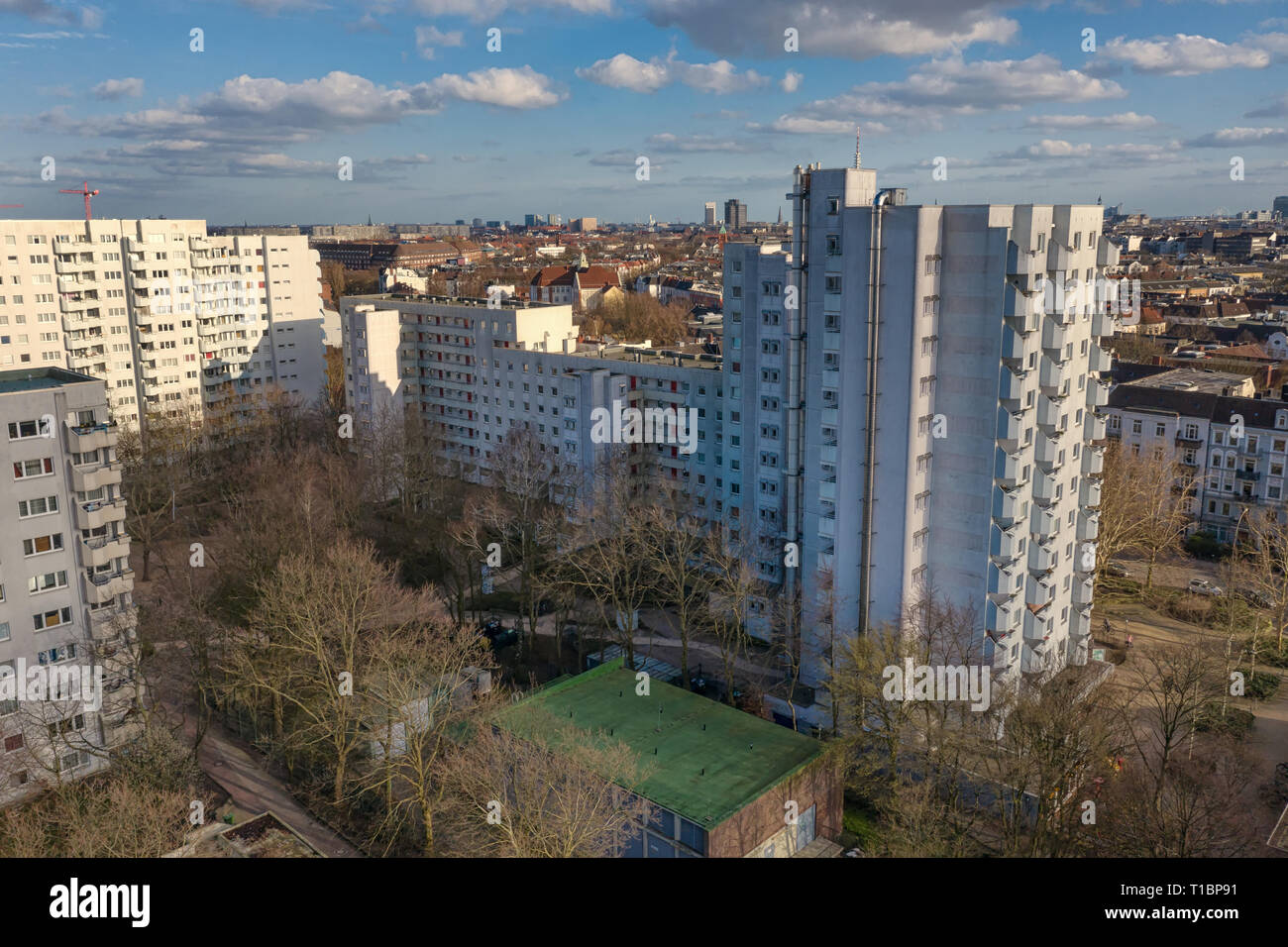 Lenzsiedlung Siedlung in Hamburg Stockfoto