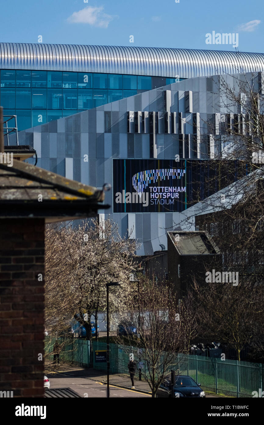 Tottenham Hotspur Stadium, High Road, Tottenham, London, England, Großbritannien Stockfoto