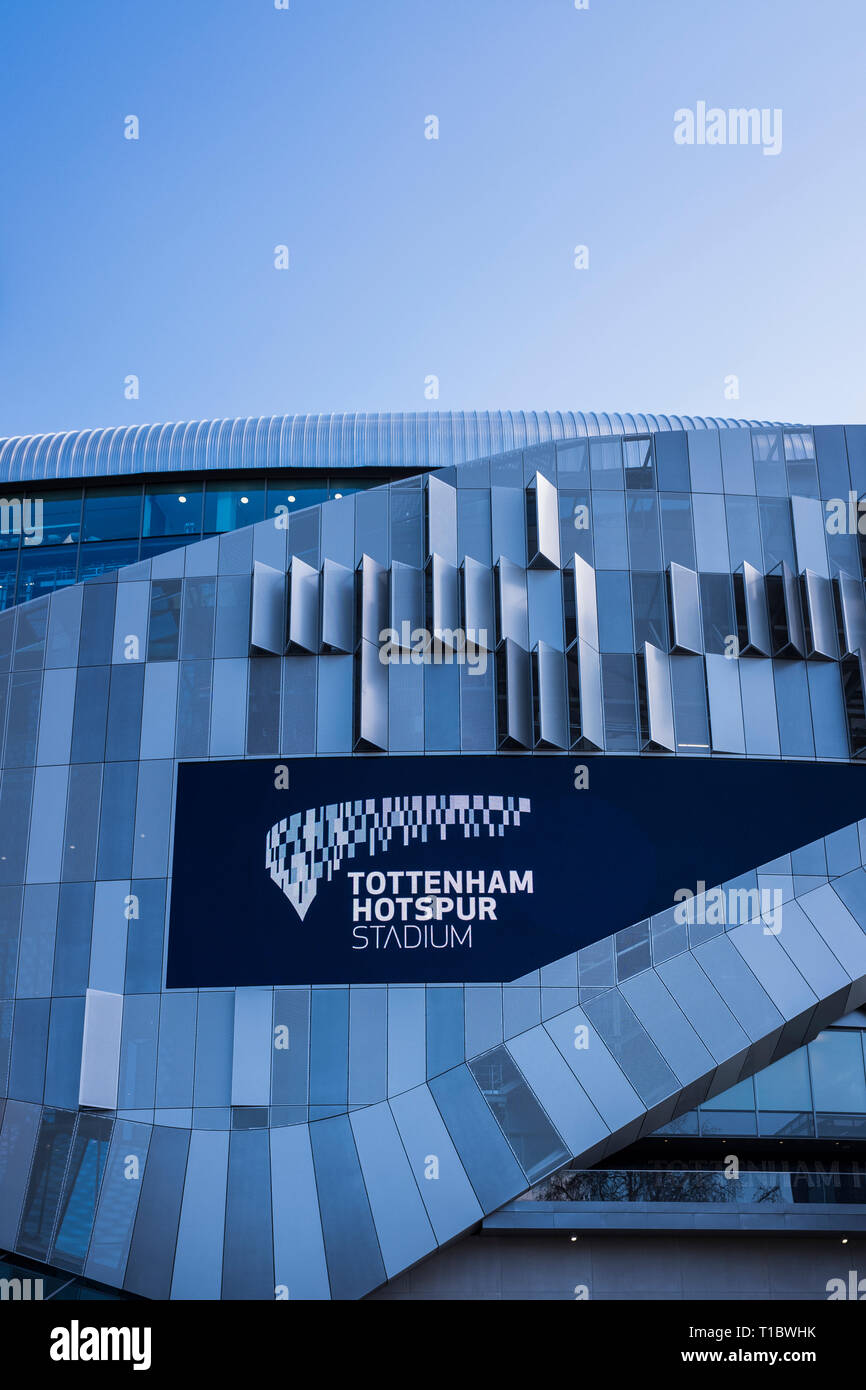 Tottenham Hotspur Stadium, High Road, Tottenham, London, England, Großbritannien Stockfoto