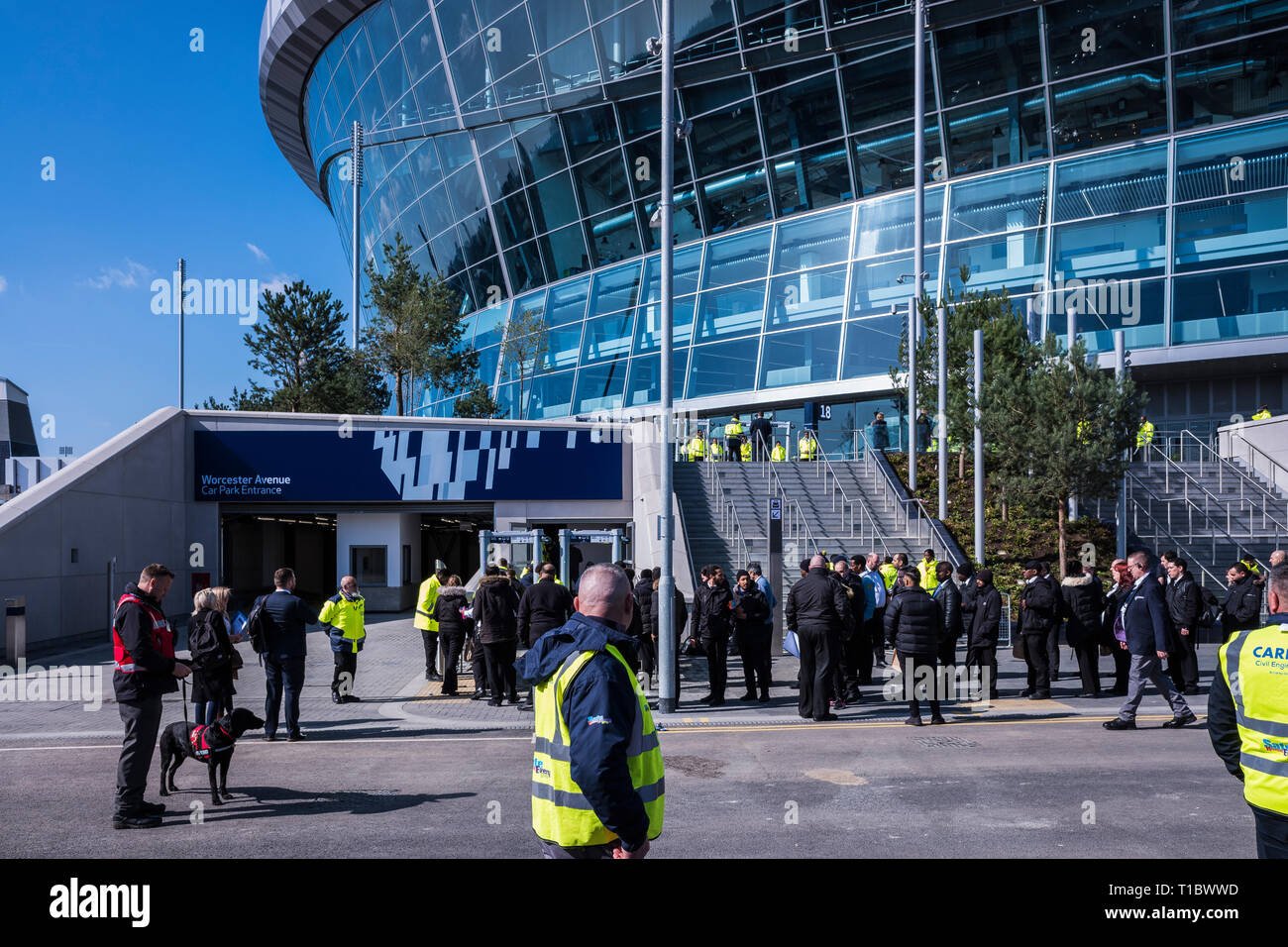 Tottenham Hotspur Stadium, High Road, Tottenham, London, England, Großbritannien Stockfoto