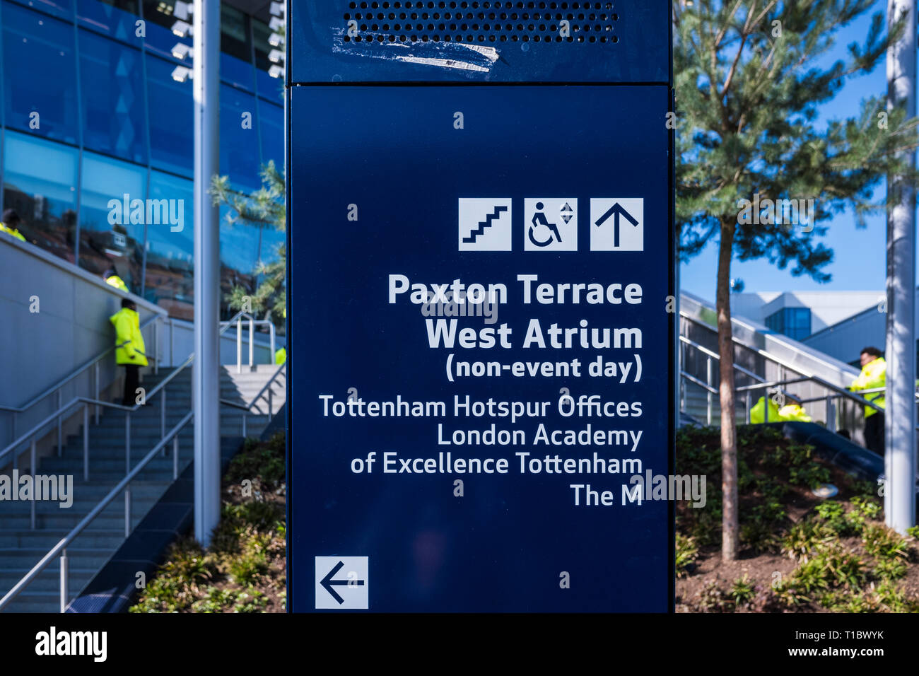 Tottenham Hotspur Stadium, High Road, Tottenham, London, England, Großbritannien Stockfoto