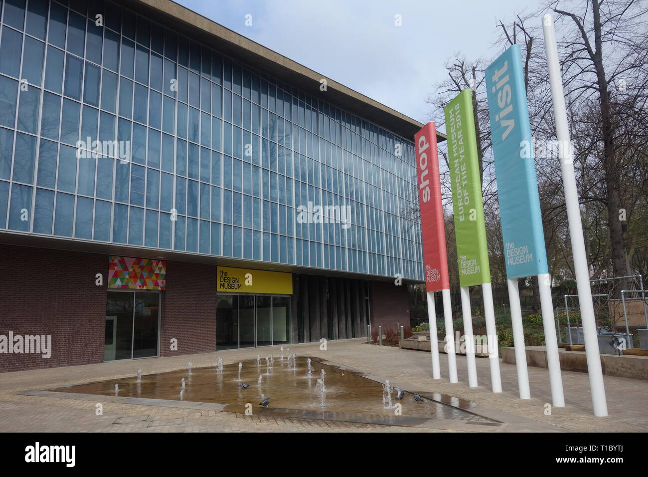 Das Design Museum, Kensington High Street, London, UK Stockfoto