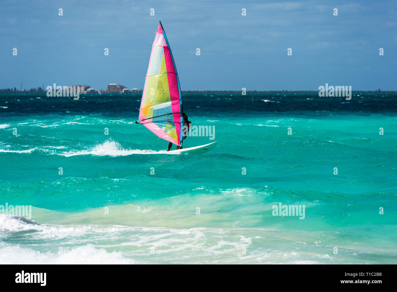 Windsurfen Mexiko Stockfoto