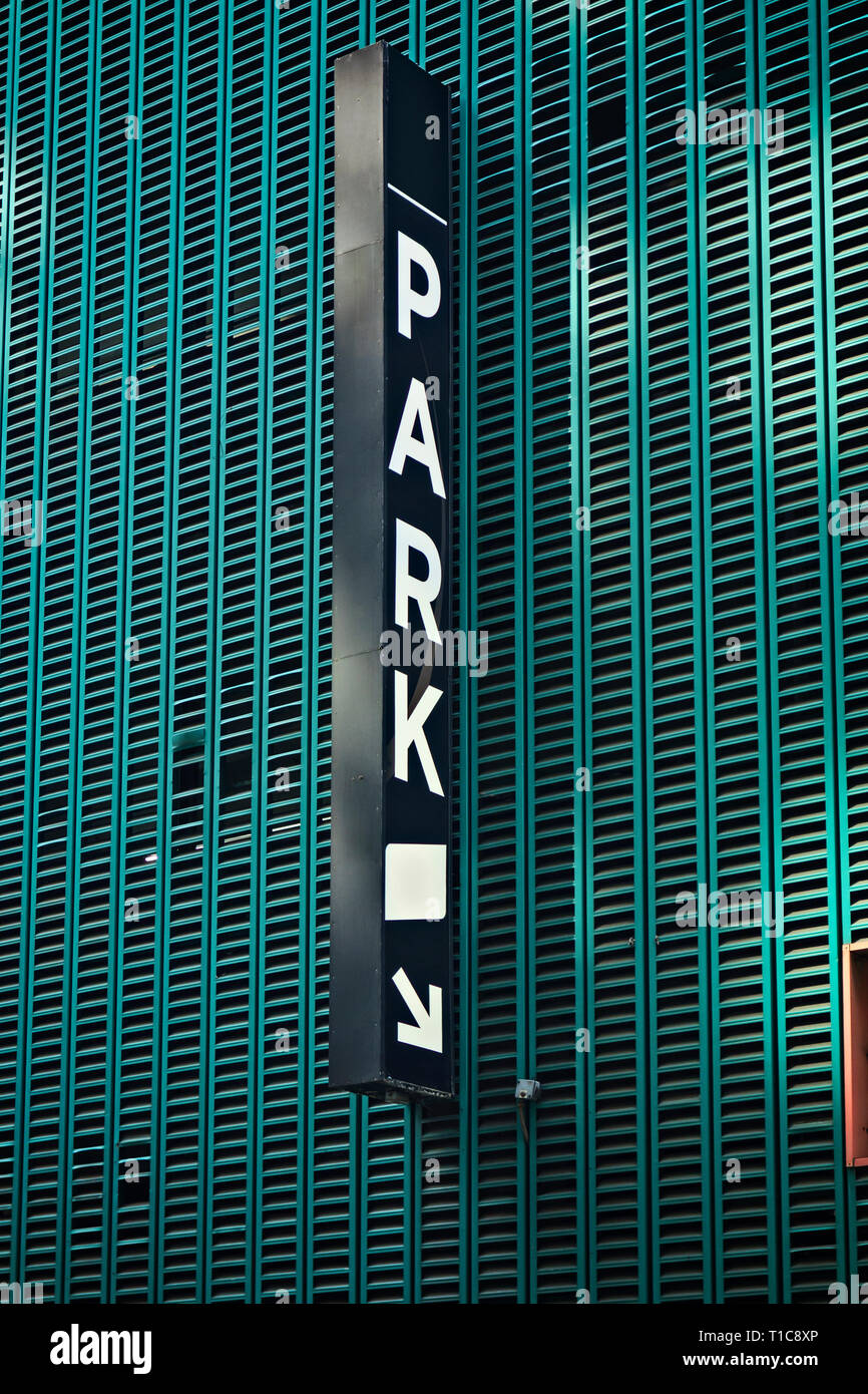 Parkplatz detial Stockfoto