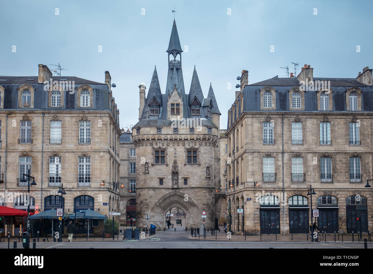 Bordeaux ist eine Stadt im Südwesten Frankreichs, Hauptstadt der Region neue Aquitaine und der Präfektur des Département. Stockfoto