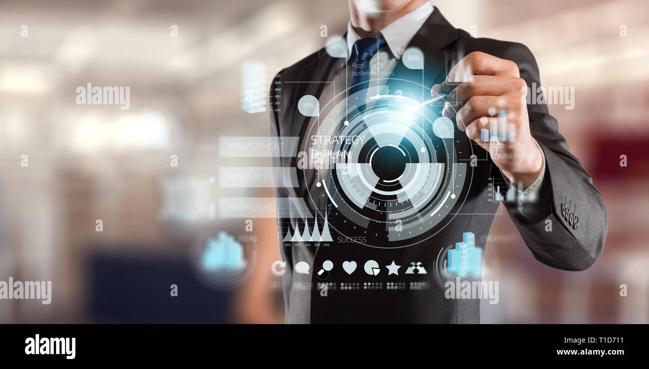 Media Technologies for Business. Mixed Media Stockfoto