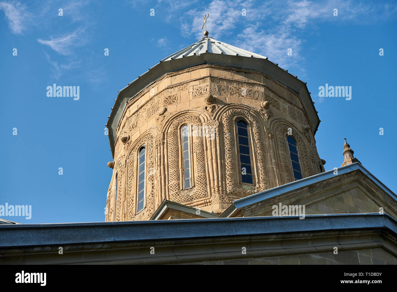 Fotos & Bilder der Östlichen Orthodoxen georgischen Samtavro Verklärung Kirche und Kloster des hl. Nino in Mtskheta, Georgia. Ein UNESCO-Herita Stockfoto