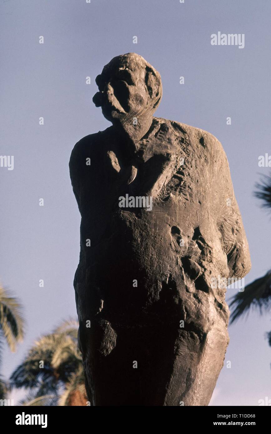 MONUMENTO A CANOVAS. Lage: an der Außenseite. Malaga. Spanien. ANTONIO CANOVAS DEL CASTILLO. Stockfoto