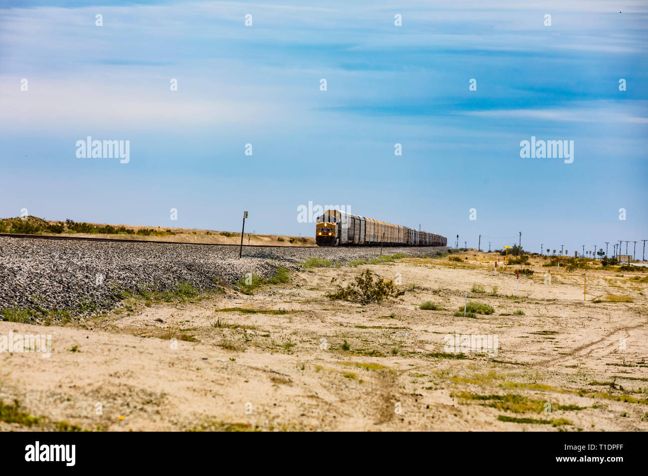 Sehenswürdigkeiten rund um die Salton Sea in Riverside und Imperial Grafschaften in SouthernCalifornia Stockfoto