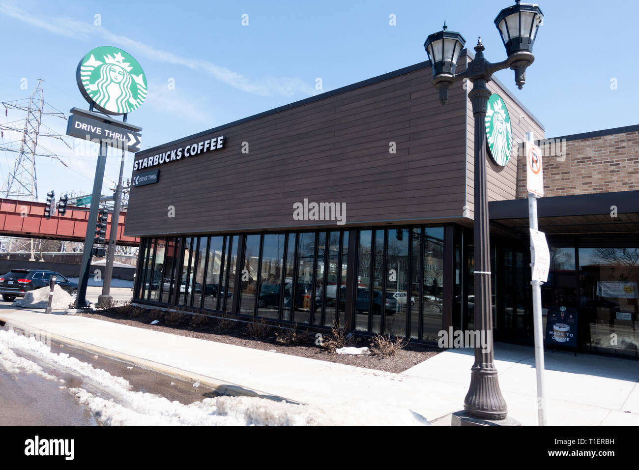 Neuen Starbucks Coffee Shop. St. Paul Minnesota MN USA Stockfoto