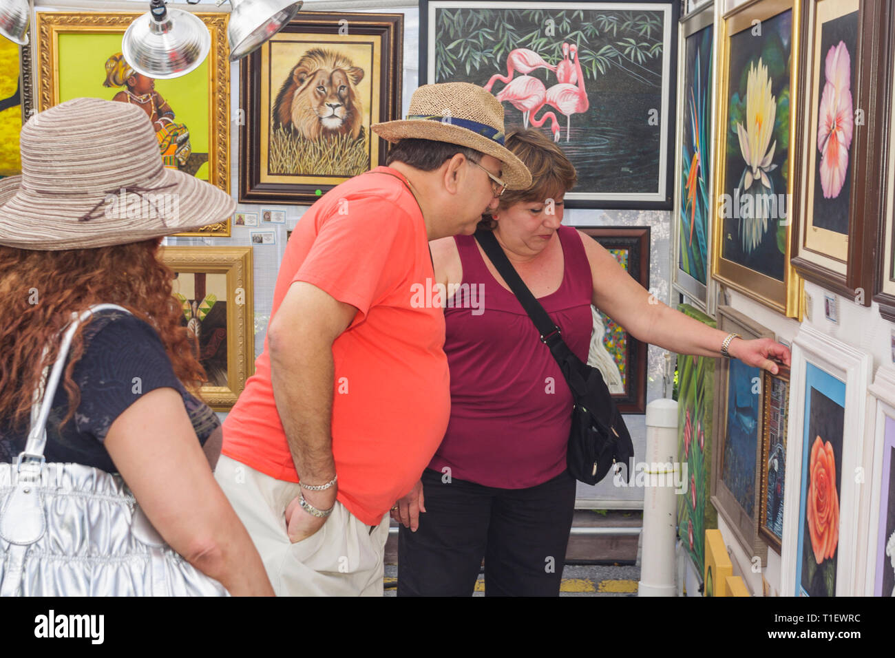 Miami Florida, Coral Gables, Coral Way, Miracle Mile, Karneval, Karneval auf der Meile, Veranstaltung, Straßenmesse, Festival, Hispanic Latin Latino ethnischen Immi Stockfoto