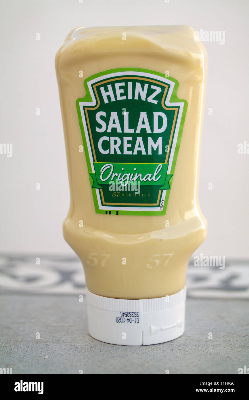 Heinz-Salat-Creme Stockfoto