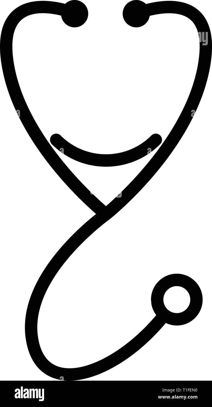 Stethoskop Symbol Vektor Stock Vektor