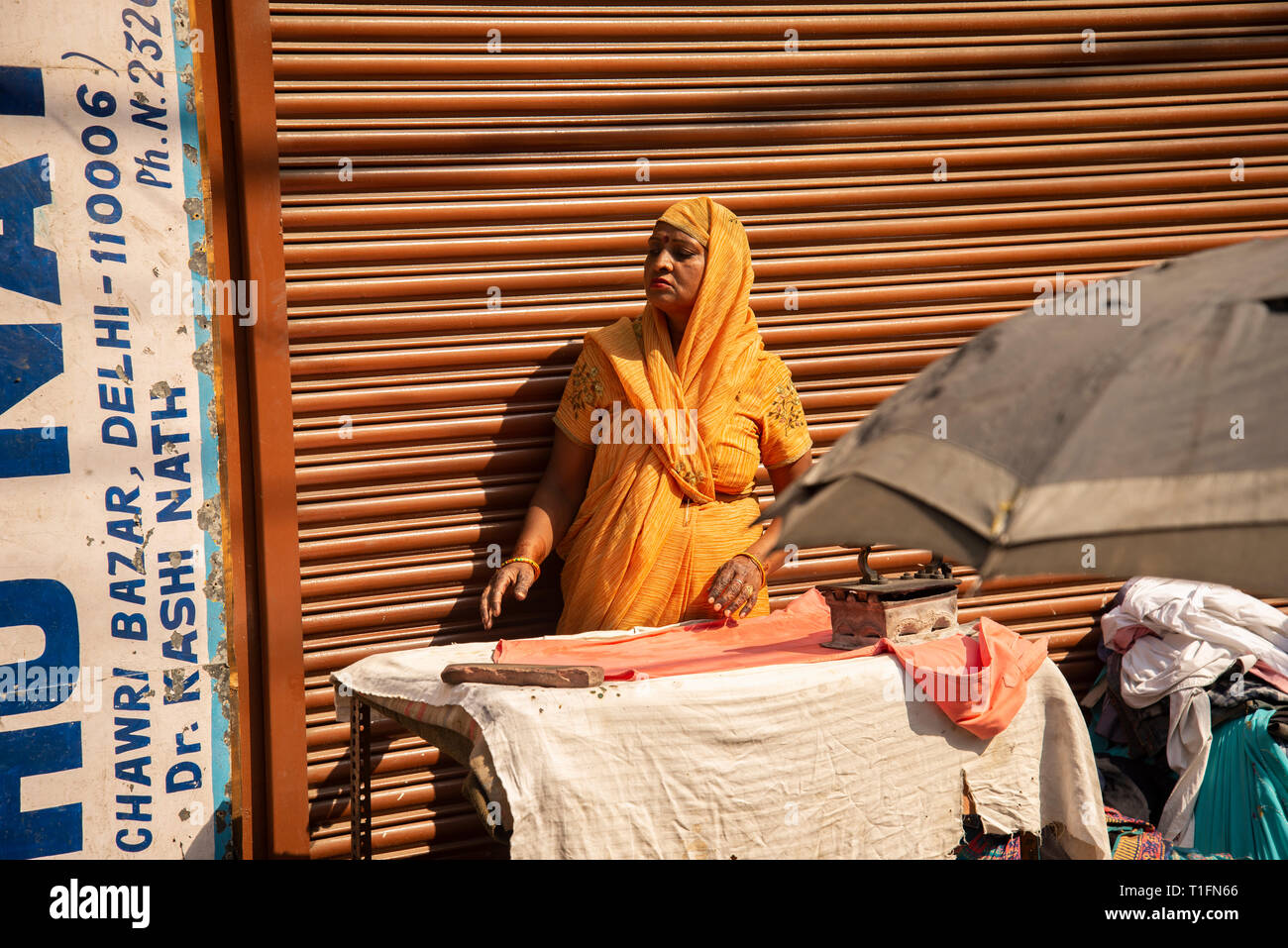 India Street Life Stockfoto