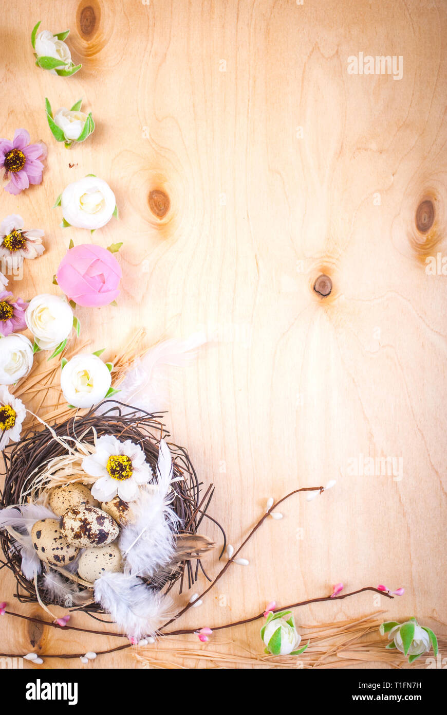 Eiern Osterdekoration Stockfoto