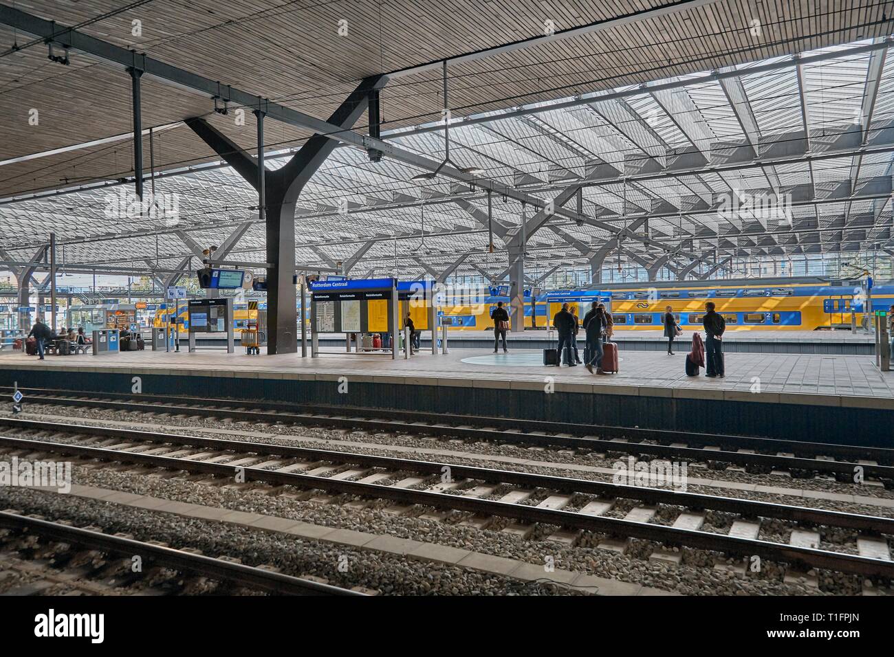 Rotterdam Centraal Bahnhof Stockfoto