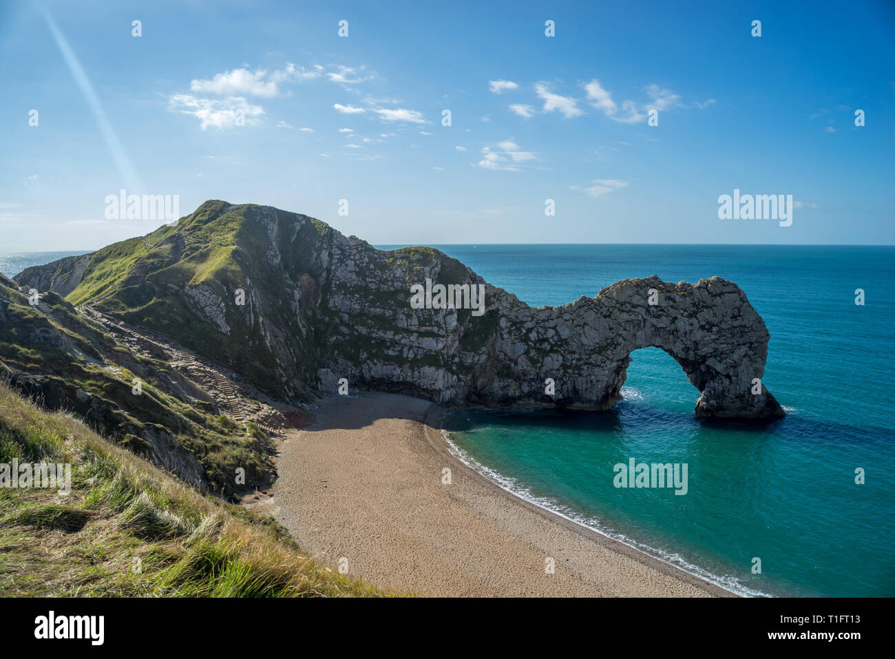 Durdle Door Torbogen, Jurassic Küste, Dorset, England Stockfoto