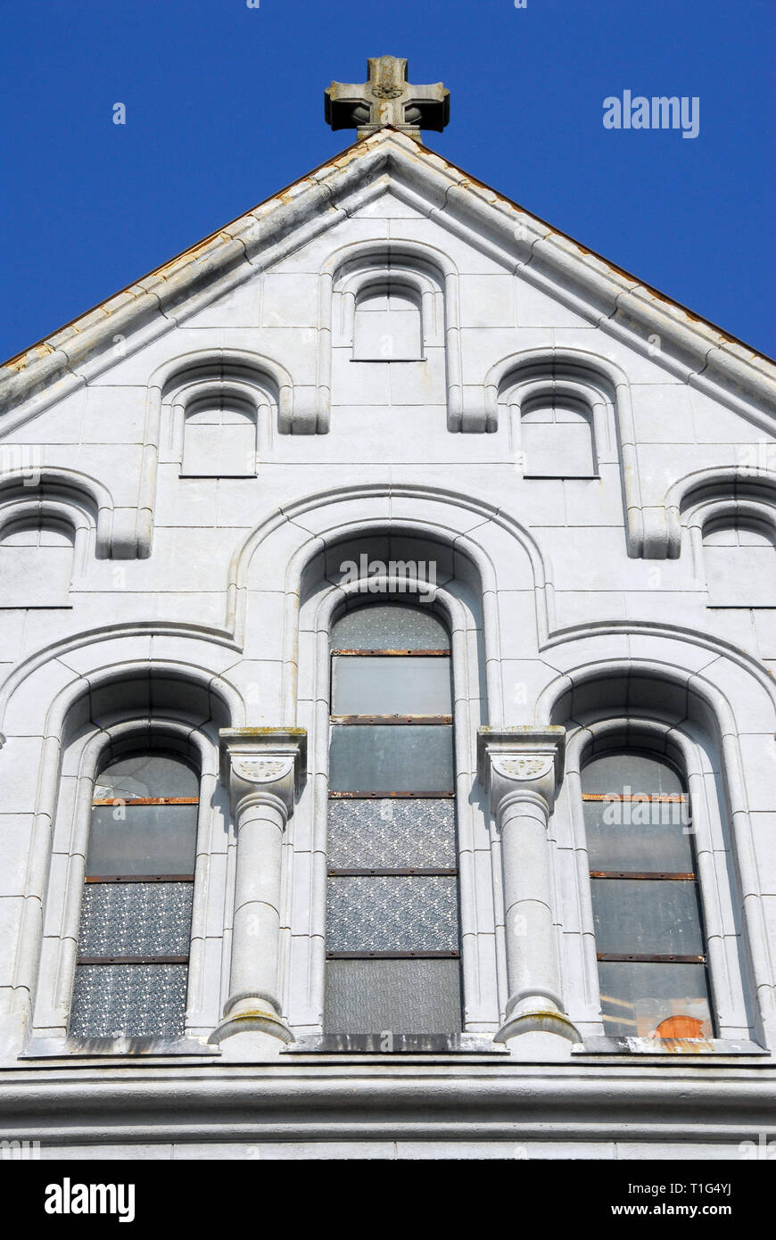 Römisch-katholische Kirche, Rabacsanak, Ungarn. Romai katolikus Templom, Rabacsanak, Magyarorszag. Stockfoto