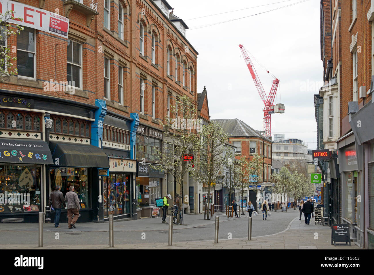 Hockley, Nottingham, England. Stockfoto