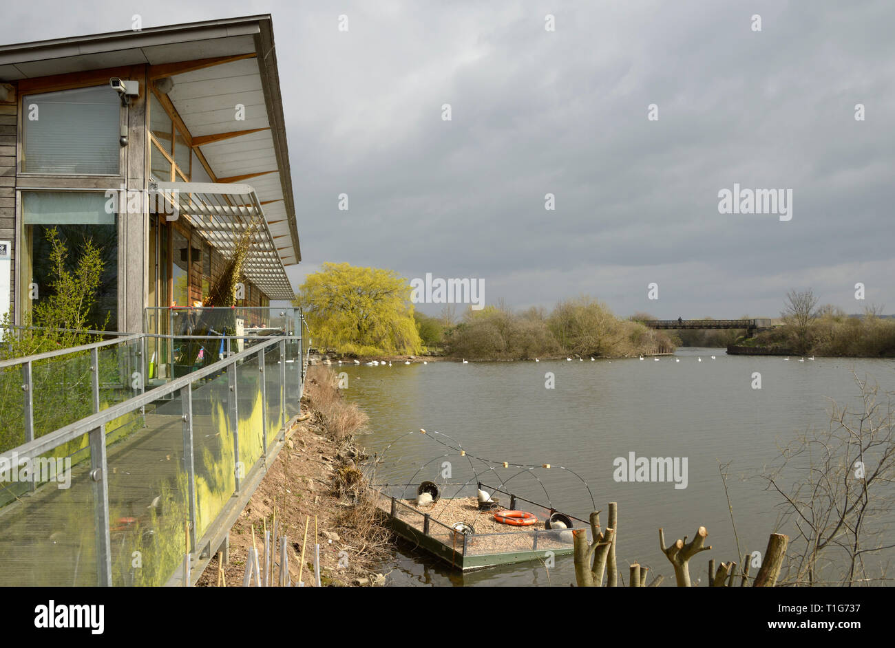 Naturschutzgebiet Attenborough, Nottingham, Stockfoto