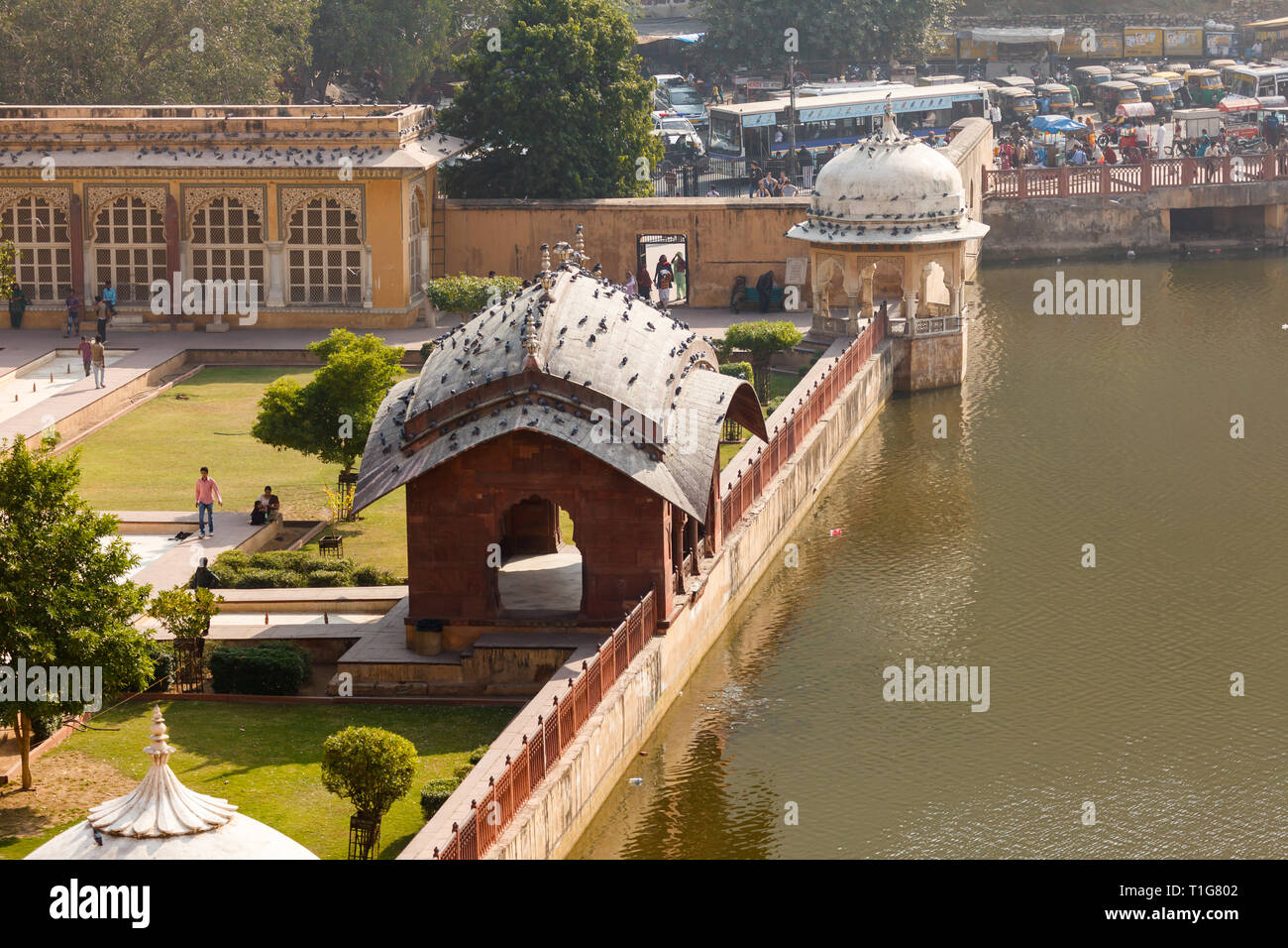 Tempel und Festungen von Jaipur Stockfoto