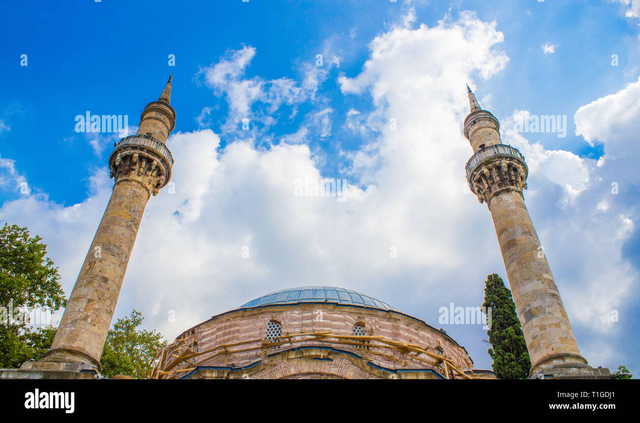 Die Emir-Sultan-Moschee, Emir Sultan Cami, Bursa, Türkei Stockfoto