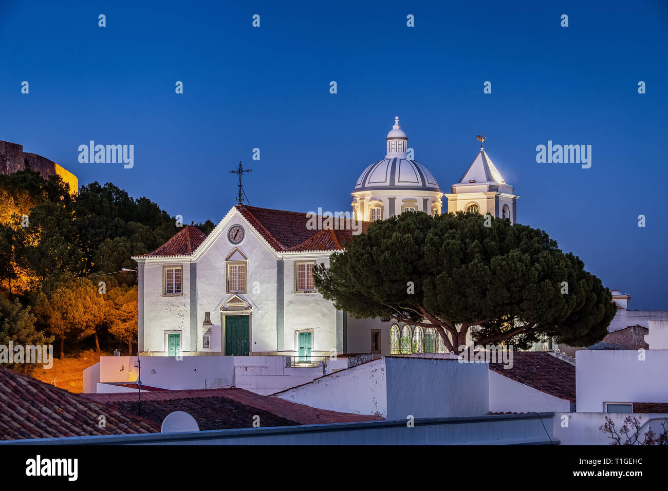 Igreja Matriz Castro Marim, Algarve, Portugal Stockfoto