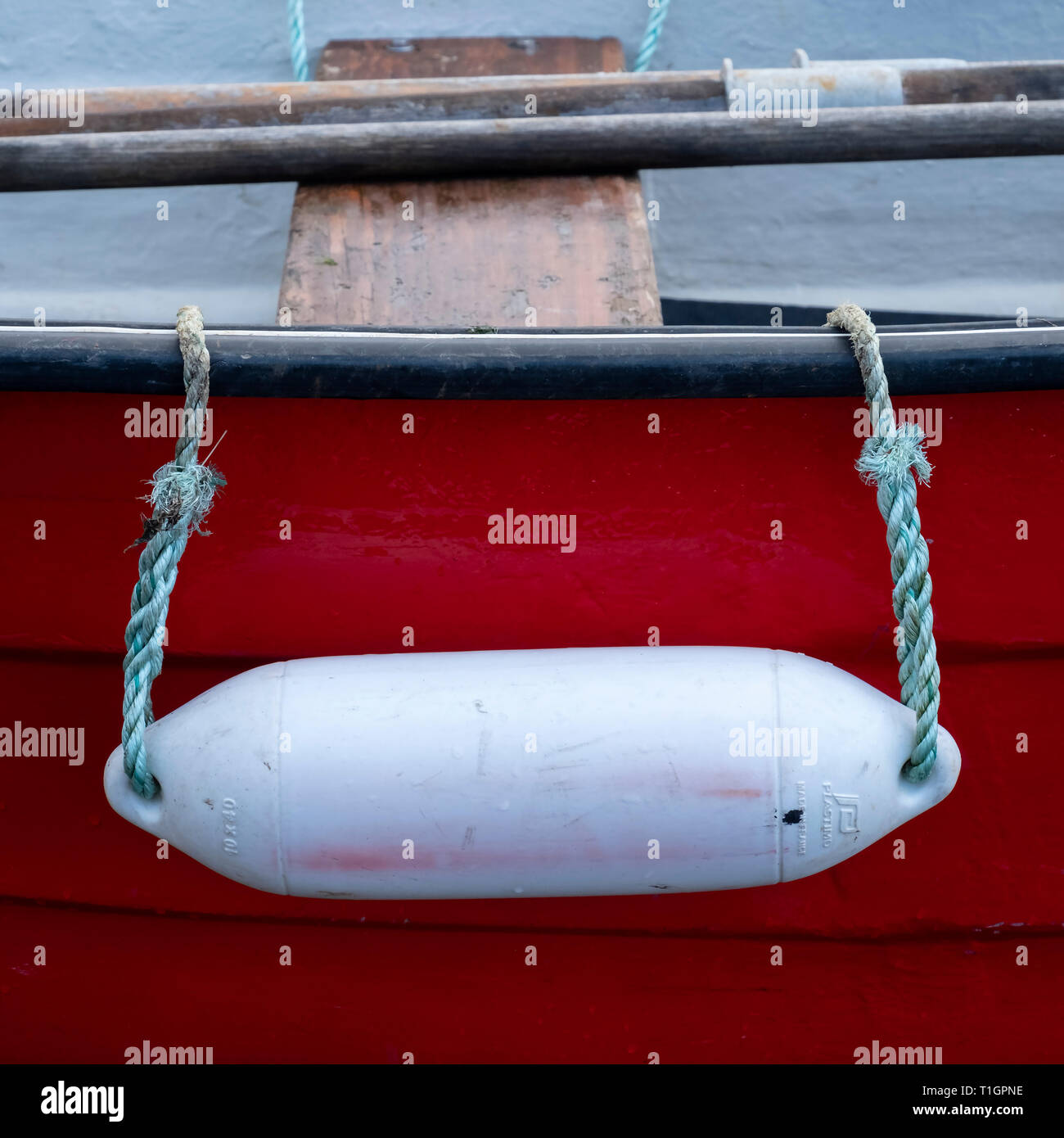 Fischerboot Detail, Sutherland, Scottish Highlands, Schottland, UK Stockfoto