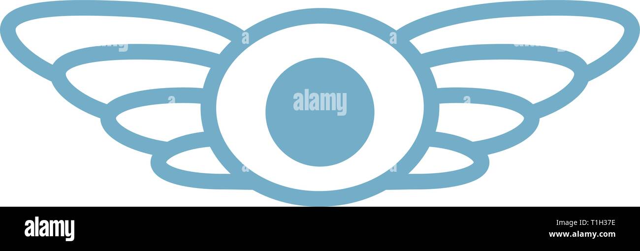 Air Force wing Crest Stock Vektor