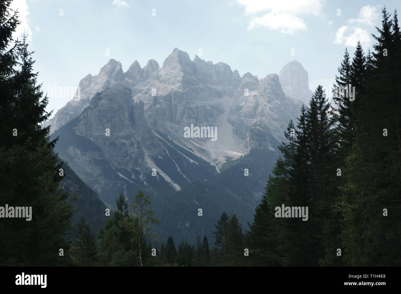 Auf den Monte Cristallo Stockfoto