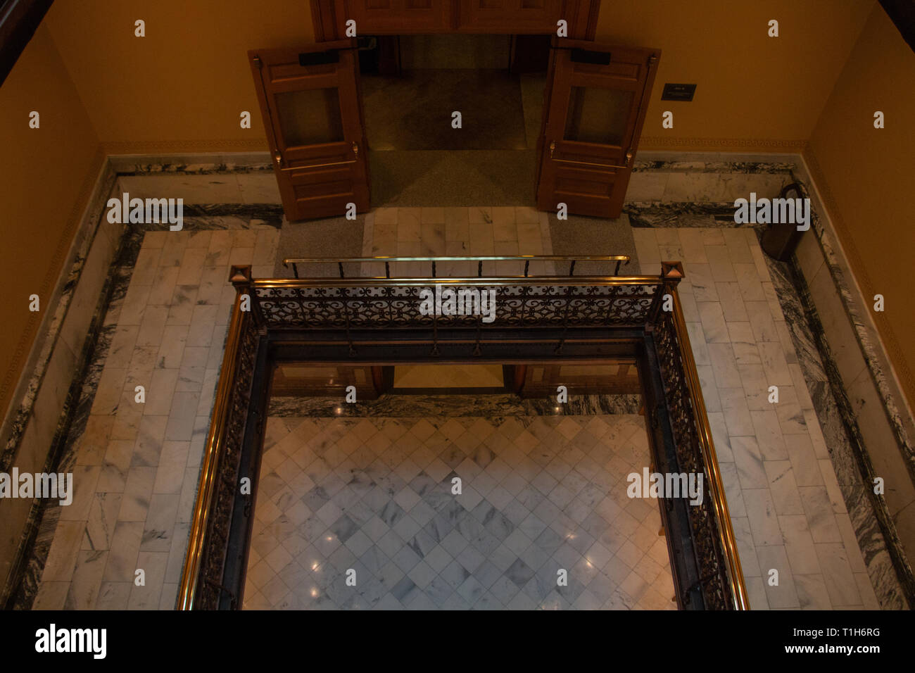 Topeka Kansas Capitol Innenraum Stockfoto