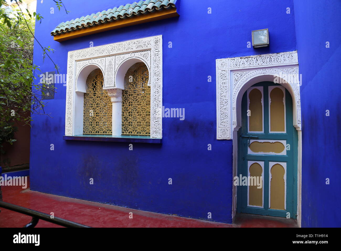 Majorelle Garten, Rue Yves Saint Laurent, Gueliz, neue Stadt