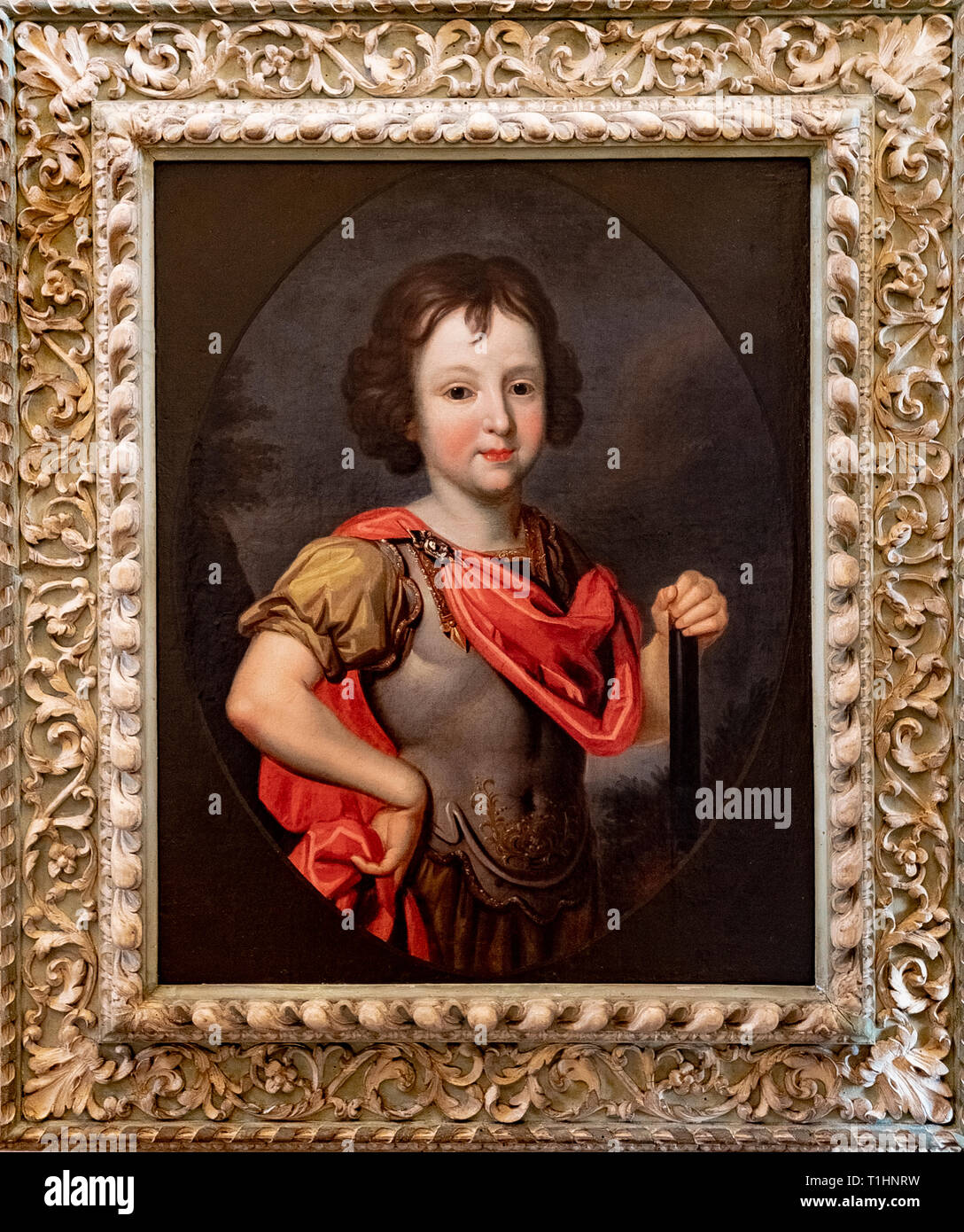 Italien Piemont Stupinigi - Savoy royal Jagdschloss - Französische Maler 1648 - Filippo Borbone D'Orleans Stockfoto