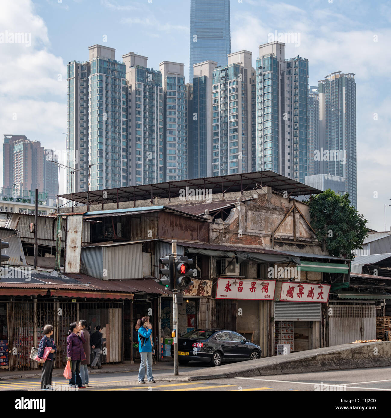 Apartment Blocks, Kowloon, Hong Kong Stockfoto
