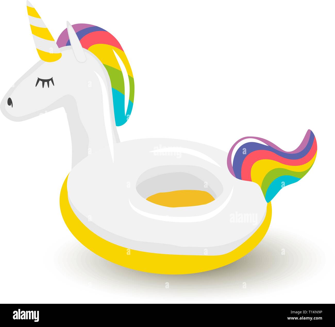 Realistische Swimmingpool Aufblasbare Kreis In Form Eines Einhorns Pool Schwimmen Aufblasbare Bunte Einhorn Schwimmen Kreis Realistische Sommer Illustra Stock Vektorgrafik Alamy