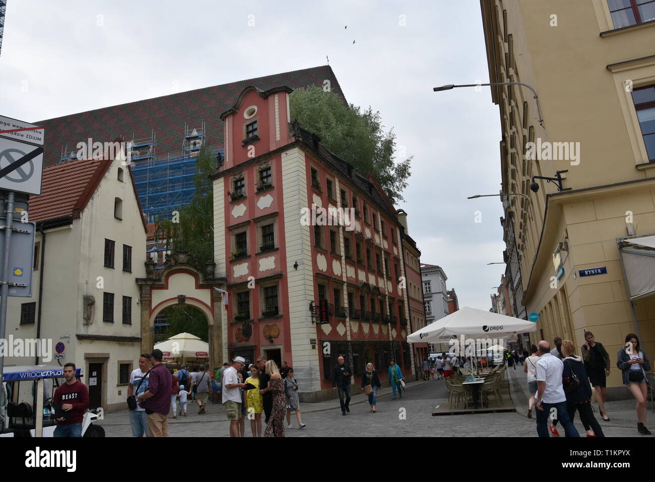 Wroclaw/Breslau 2018 Stockfoto