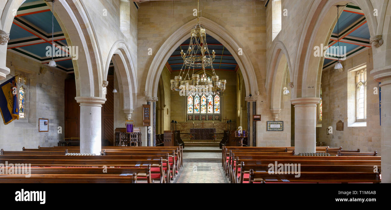 Pfarrkirche der Heiligen, Church Lane, Slingsby, Ryedale, North Yorkshire, England, Großbritannien Stockfoto