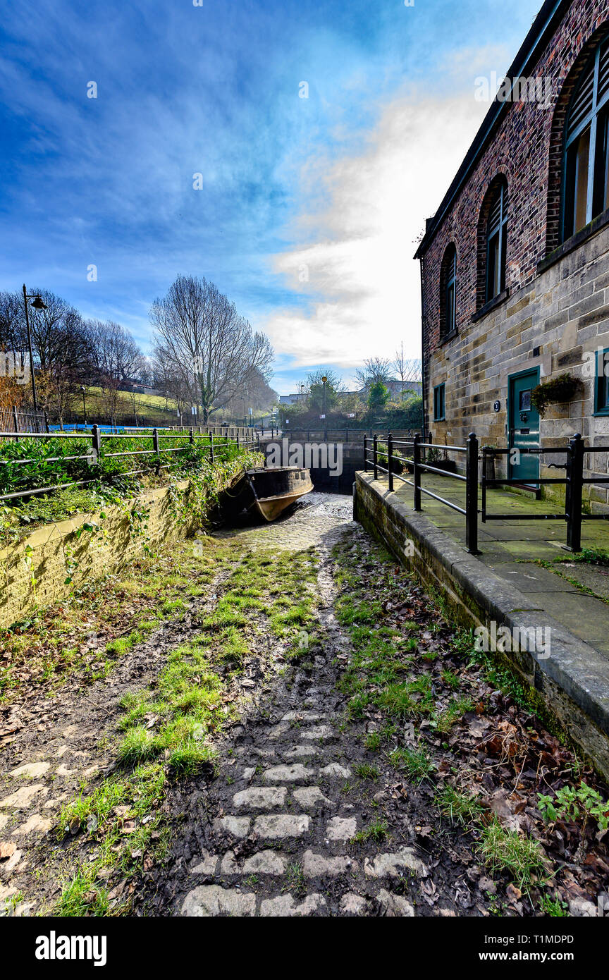 Ouseburn Tal, Newcastle upon Tyne, Großbritannien Stockfoto