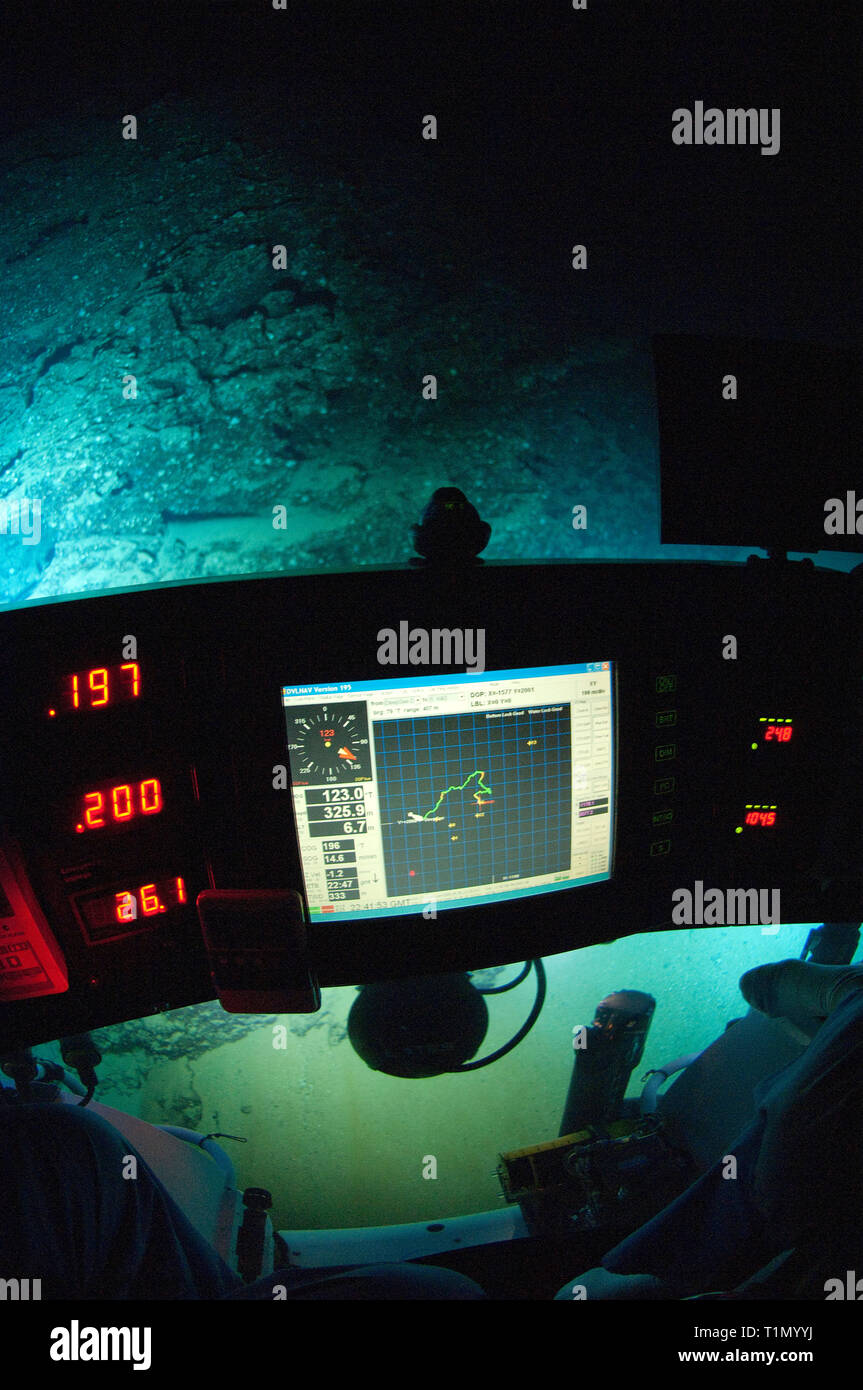 Deep Sea Adventure, Tauchen Reise mit Submarin 'eepSee', Cocos Island, Costa Rica Stockfoto