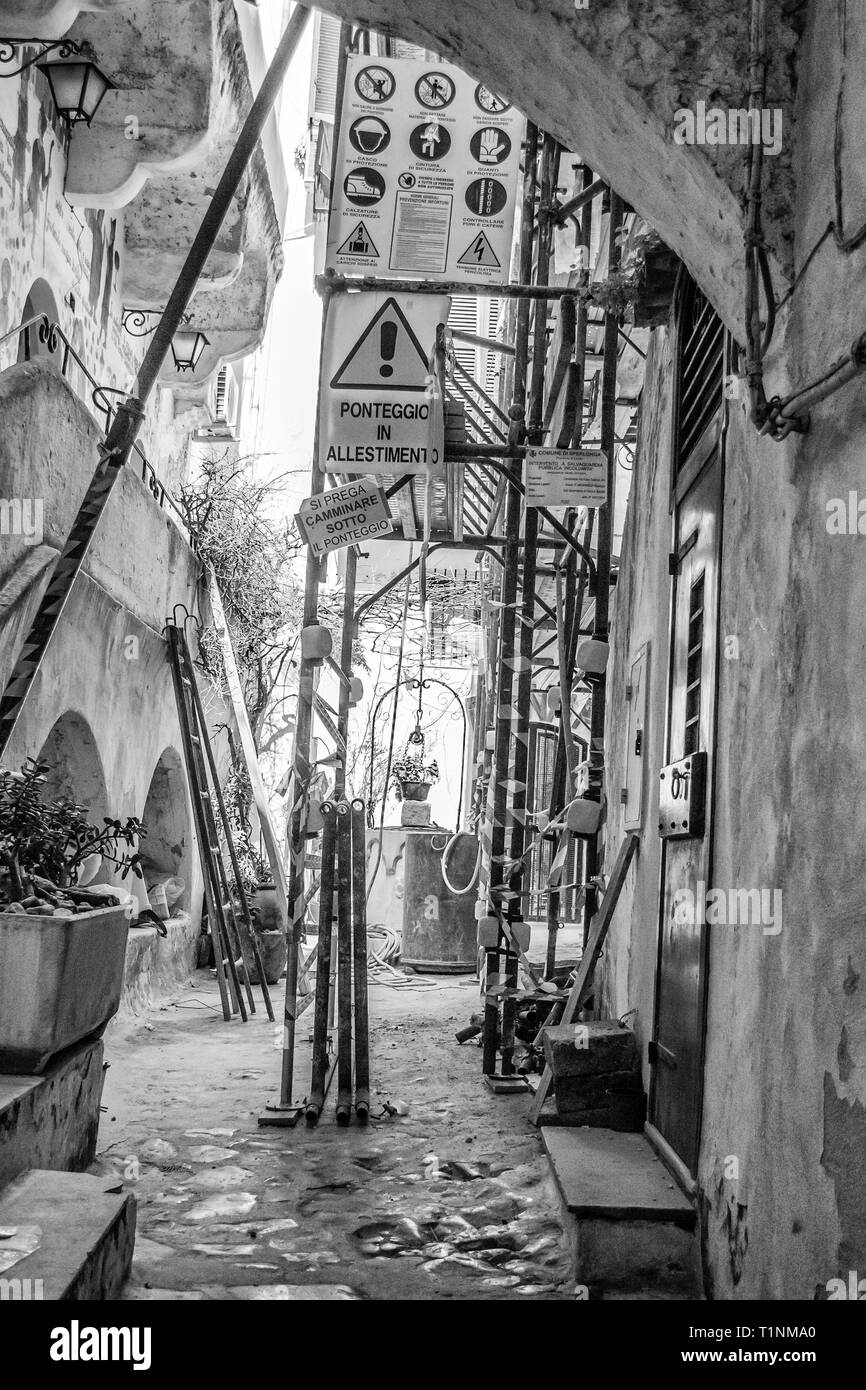 Gebäude Entwicklungskonzept in Arbeit Stockfoto