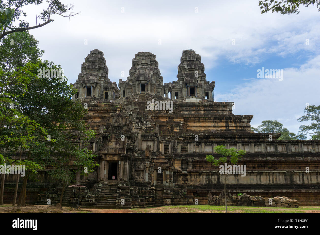 Ta Keo Tempel in der Nähe von Angkor Wat, Siem Reap, Kambodscha Stockfoto