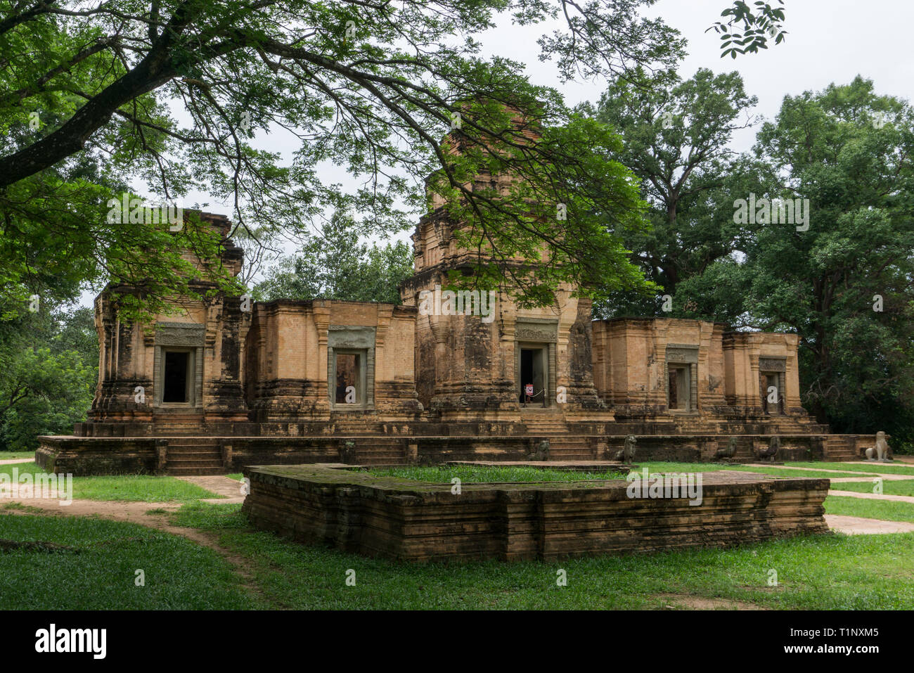 Brick Tempel der Angkor archäologische Stätte Stockfoto