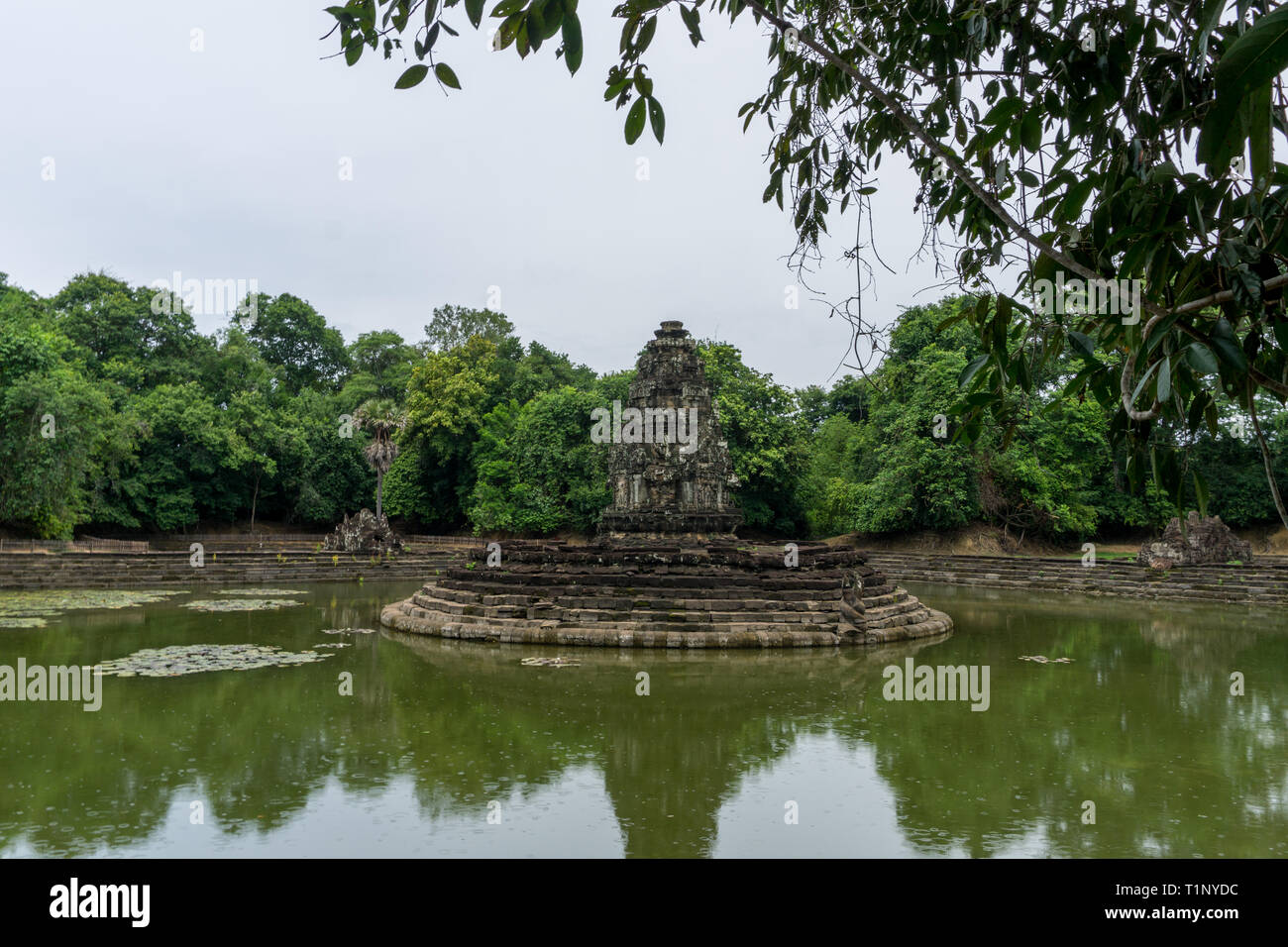 Khmer Architektur an der Neak Pean Standort in der Nähe von Angkor Wat Stockfoto