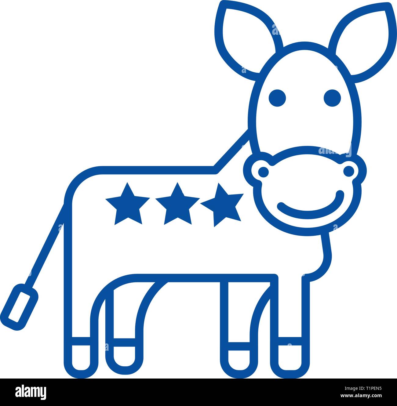 Esel symbol Stock-Vektorgrafiken kaufen - Alamy