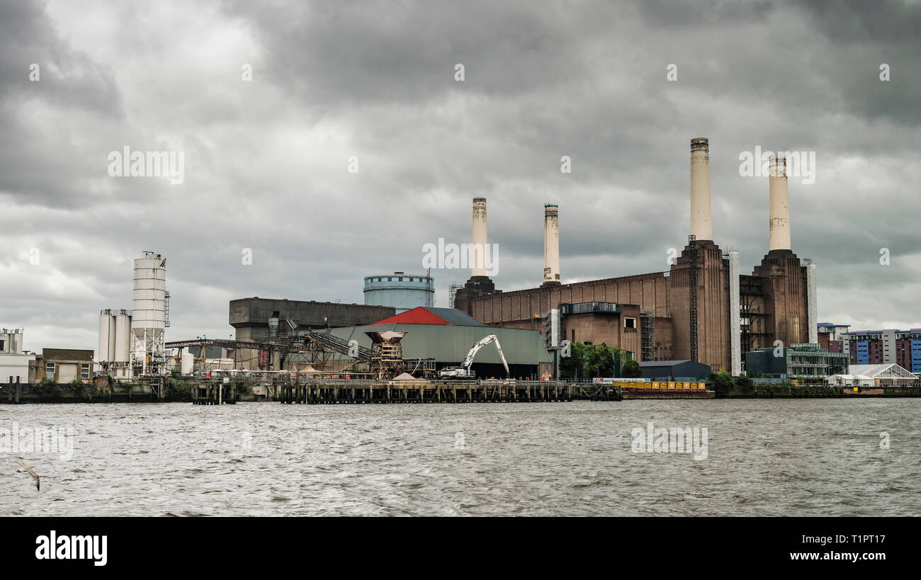 Die Battersea Power Station Projekt Stockfoto