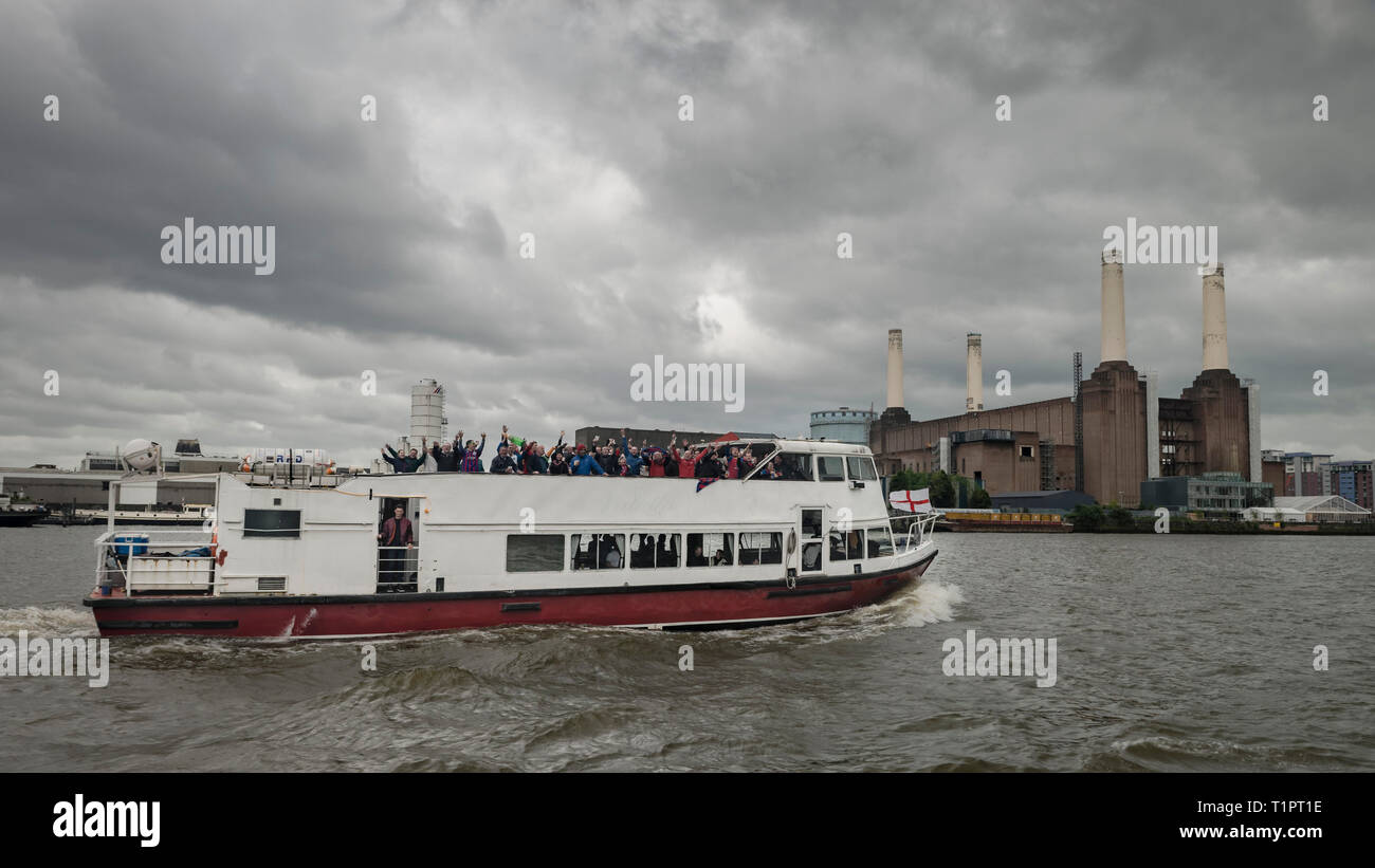 Crystal Palace Fans Stockfoto