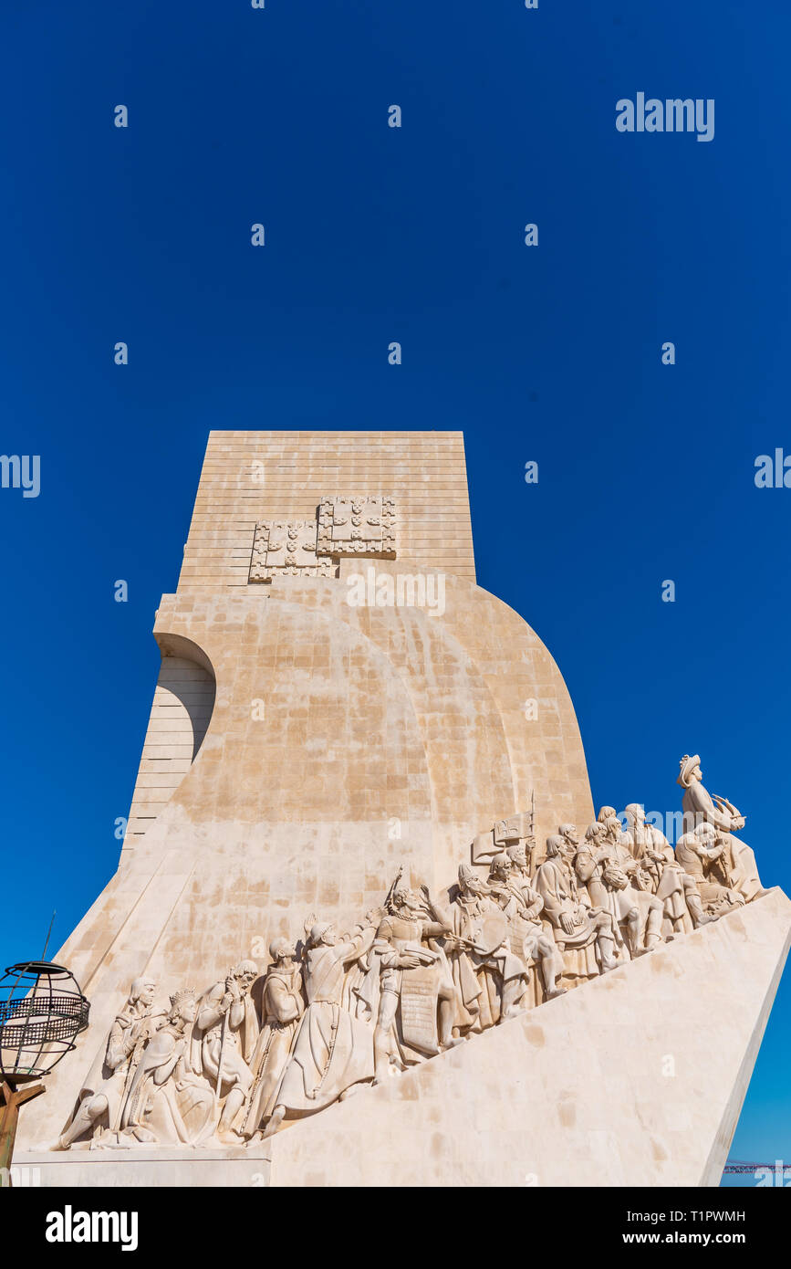 Padrão Dos Descobrimentos (Denkmal der Entdeckungen), Lissabon, Portugal Stockfoto