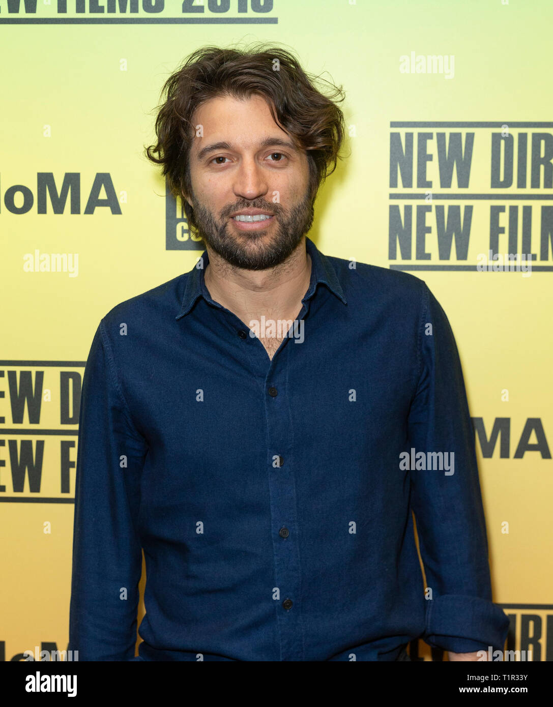 New York, Vereinigte Staaten. 27 Mär, 2019. New York, NY - 27. März 2019: Alejandro Landes besucht Screening der Milde während der Nacht neue Direktoren neue Filme 2019 Festival im Museum der Modernen Kunst Credit: Lev radin/Alamy leben Nachrichten Stockfoto